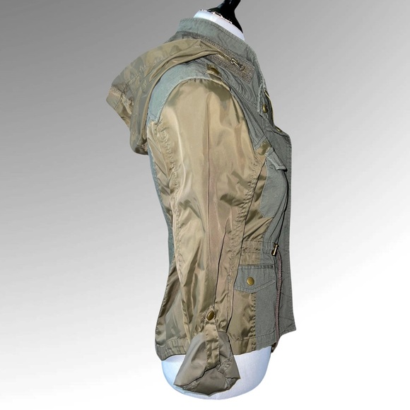 American Rag Olive Green Military Utility Jacket - Picture 3 of 16